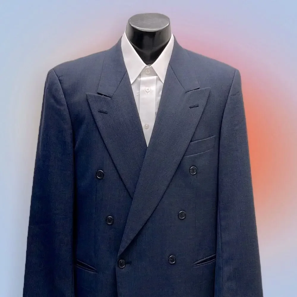 CRICKETEER Men’s 44R Blue Sport Coat Blazer